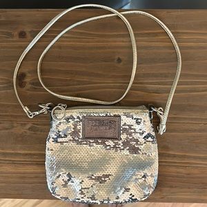 Coach sequined crossbody